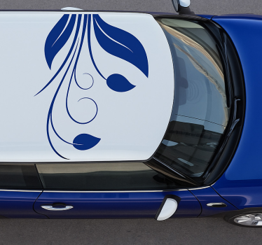 Autoaufkleber blüten-dach - TenStickers