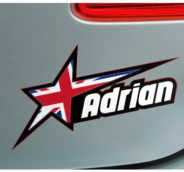 Autoaufkleber britisches stern-emblem - TenStickers