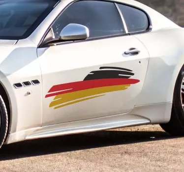 Autoaufkleber Deutschland Flagge - TenStickers