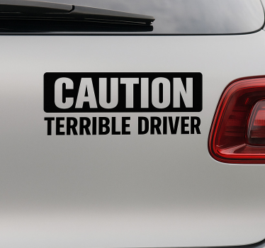 Autoaufkleber ehrliches warnschild - TenStickers
