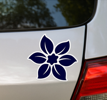 Autoaufkleber elegante blumenblüte - TenStickers