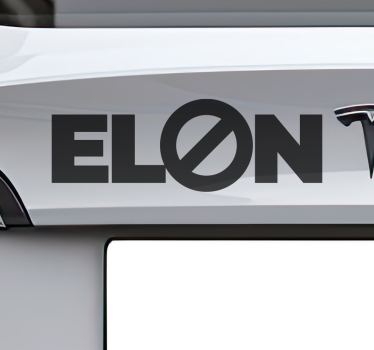 Autoaufkleber Elon nein - TenStickers