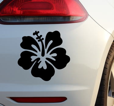 Autoaufkleber exotische inselblume - TenStickers
