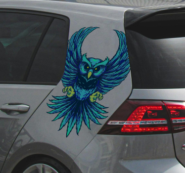 Autoaufkleber fliegende Eule - TenStickers
