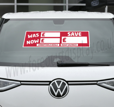 Autoaufkleber für den verkauf roter autos - TenStickers