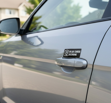 Autoaufkleber für die kameraaufzeichnung im auto - TenStickers