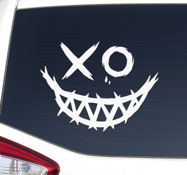 Autoaufkleber gruseliger joker-lächeln - TenStickers