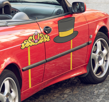 Autoaufkleber Hochzeit Fotobox - TenStickers