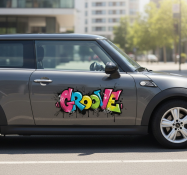 Autoaufkleber im stylischen funky-graffiti-design - TenStickers