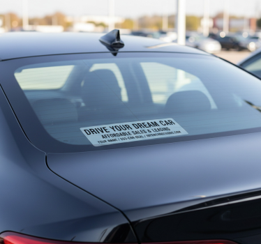Autoaufkleber individueller verkaufstext - TenStickers