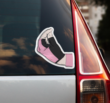 Autoaufkleber italienische radsportgeste - TenStickers