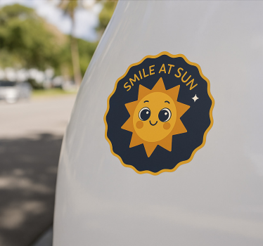 Autoaufkleber lächle der sonne zu - TenStickers