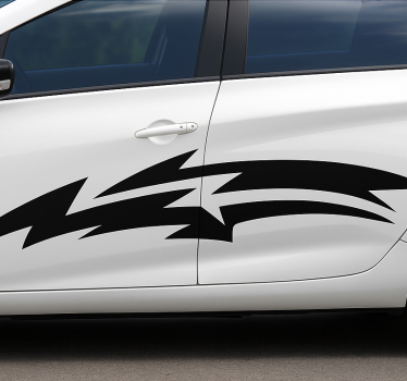 Autoaufkleber lineargeschwindigkeitsdesign - TenStickers