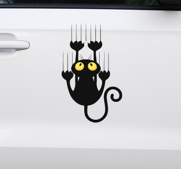 Autoaufkleber lustiges kratzauto - TenStickers
