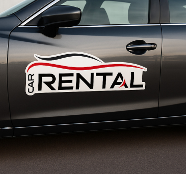 Autoaufkleber luxus mietwagen - TenStickers