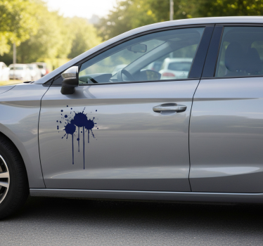 Autoaufkleber mit farbverlauf und spritzern - TenStickers