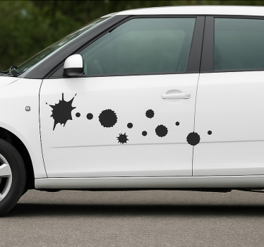 Autoaufkleber mit urbanen farbspritzern - TenStickers