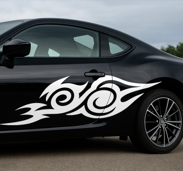 Autoaufkleber scharfe drehende turbofelgen - TenStickers