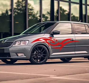 Autoaufkleber mit Tattoo Design - TenStickers