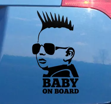 Baby Autoaufkleber Felsen - TenStickers