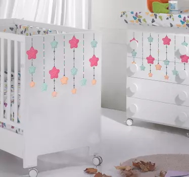 Baby Möbelaufkleber Sterne - TenStickers