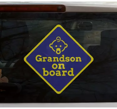 Baby on board aufkleber baby warnschild - TenStickers