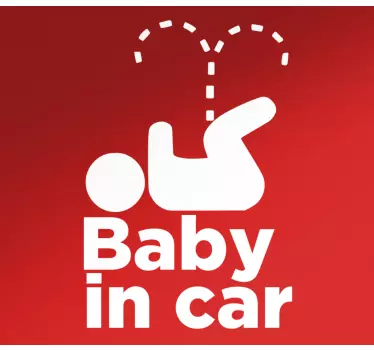 Baby on board aufkleber für die sicherheit von kleinkindern - TenStickers