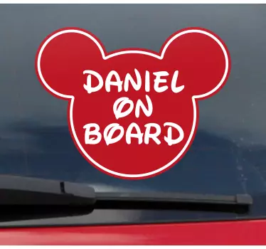 Baby on board aufkleber individuell anpassbar - TenStickers