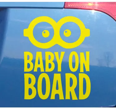 Baby on board aufkleber lustiges babyschild - TenStickers