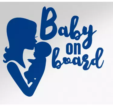 Baby on board aufkleber mutterliche bindung - TenStickers