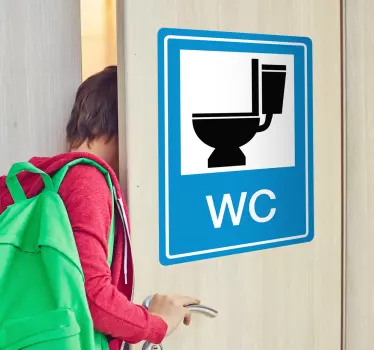 Badezimmer WC Aufkleber - TenStickers