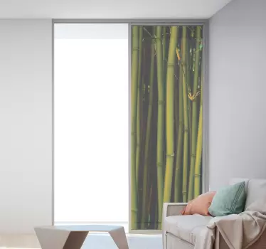 Fensteraufkleber Bambus Blickdicht - TenStickers