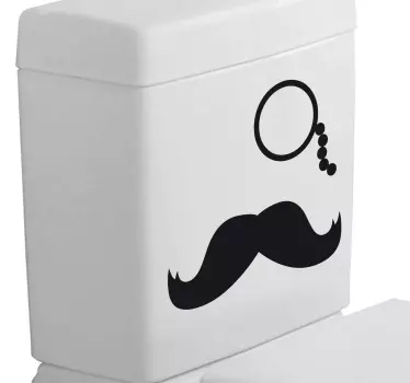Bart Monokel Sticker - TenStickers