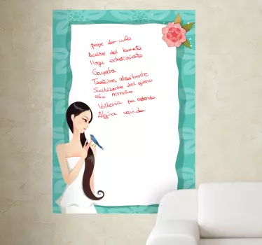 Beauty Whiteboard - TenStickers