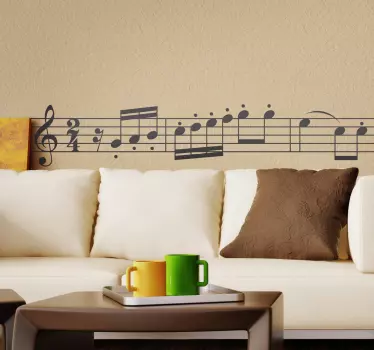Wandtattoo Schlafzimmer Beethoven Erste Symphonie - TenStickers