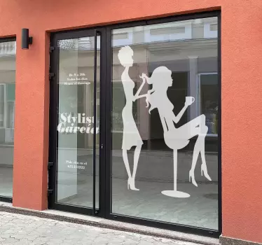 Beim Frisör Aufkleber - TenStickers