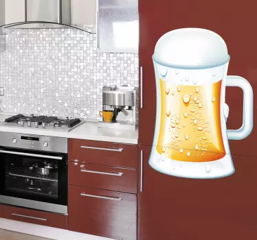 Bierglas Aufkleber - TenStickers