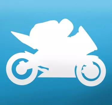 Biker Silouhette Aufkleber - TenStickers