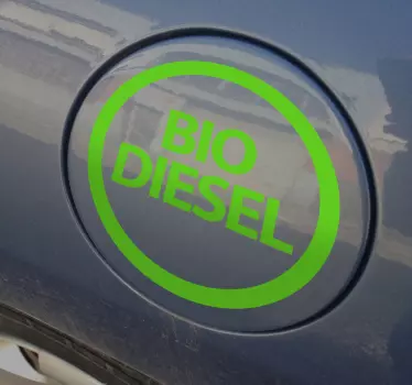 Aufkleber Auto Bio Diesel - TenStickers