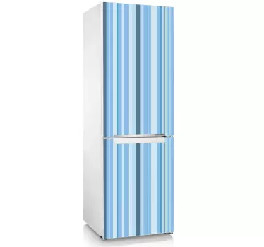 Blauer Kühlschrank Sticker - TenStickers