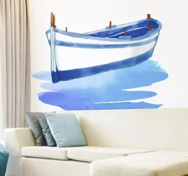 Boot Schatten Wandaufkleber maritim - TenStickers