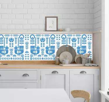 Bordüre selbstklebend bezaubernde volksmotive - TenStickers