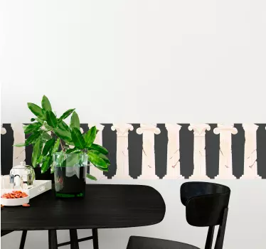 Bordüre selbstklebend im klassischen säulendesign - TenStickers