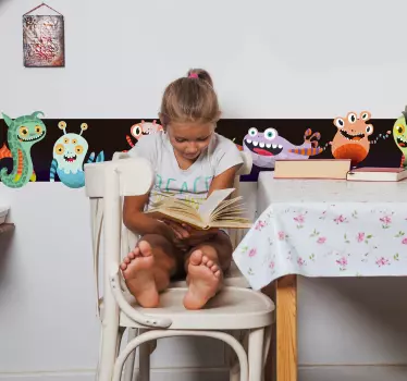 Bordüre selbstklebend mit lebhaften animationen - TenStickers