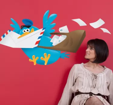Brieftaube Aufkleber - TenStickers