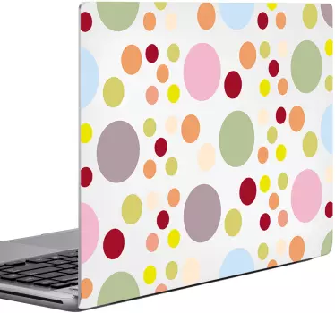 Bunte Seifenblasen Laptop Sticker - TenStickers