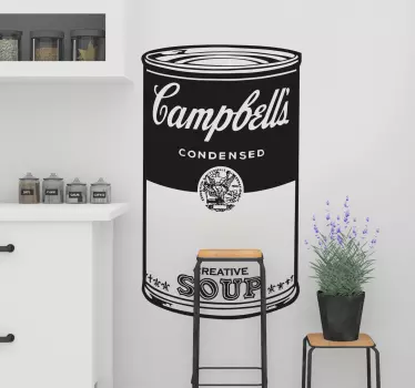Campbells Suppe Aufkleber - TenStickers