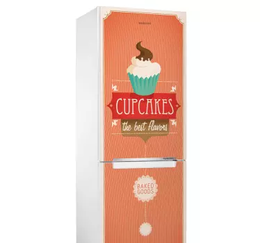 Cupcakes Kühlschrank Folie - TenStickers