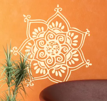 Dekoratives Wandtattoo Blume - TenStickers