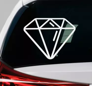 Diamant-Wandtattoo Fenster - TenStickers